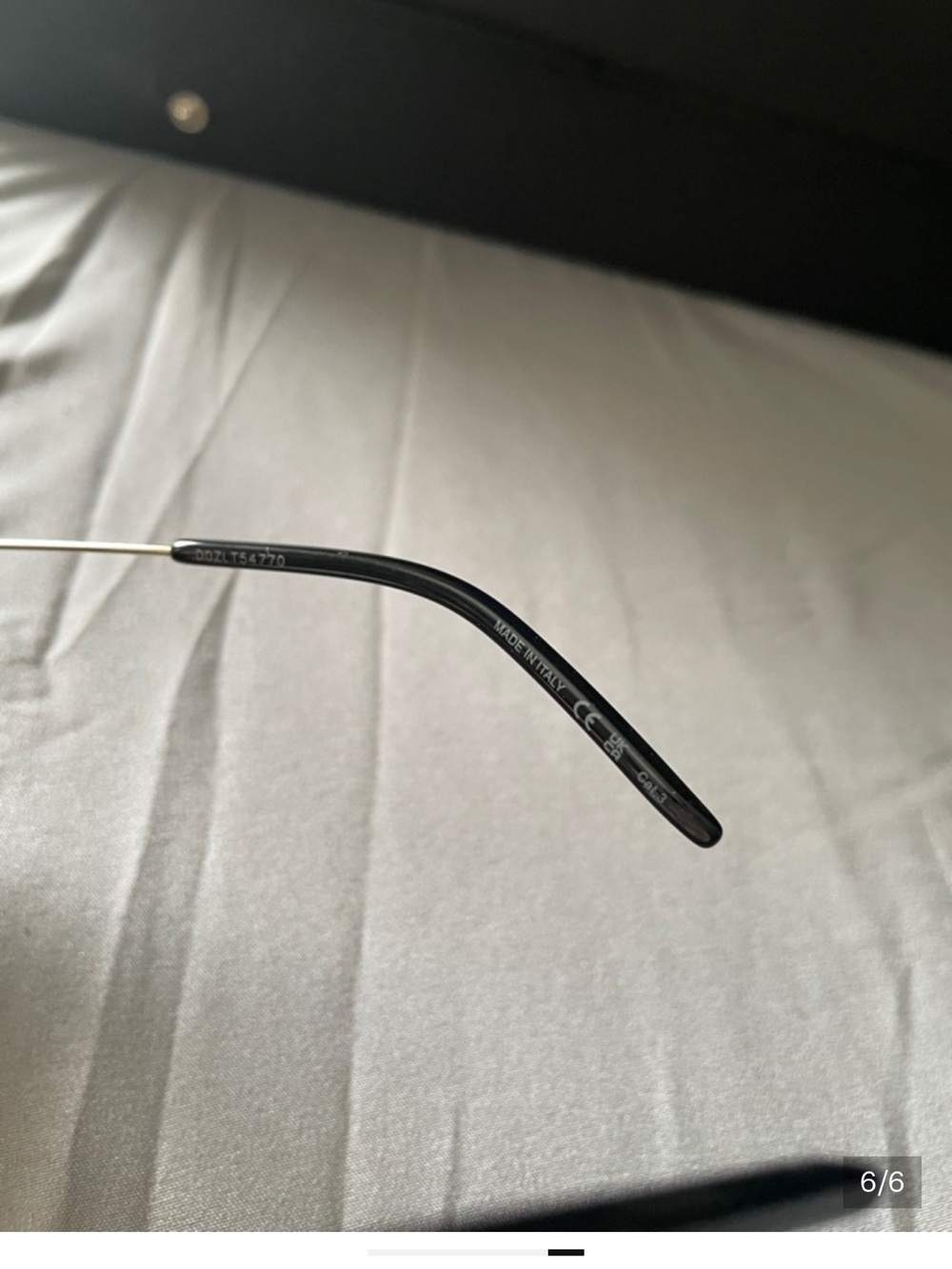 Gold Rim Pink-Arm Rimless Sunglasses - Picture 5 of 5